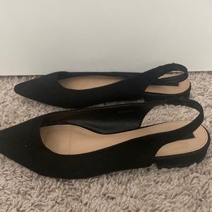 business attire black sandals with strap